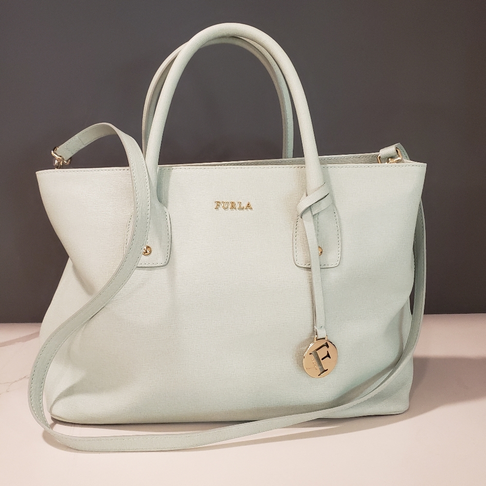 Furla Large Leather Tote / Briefcase